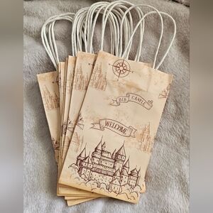 Wizard / Castle Print Gift Bags
